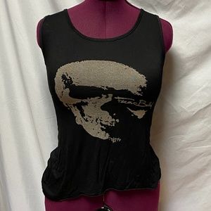 Skull graphic tank top